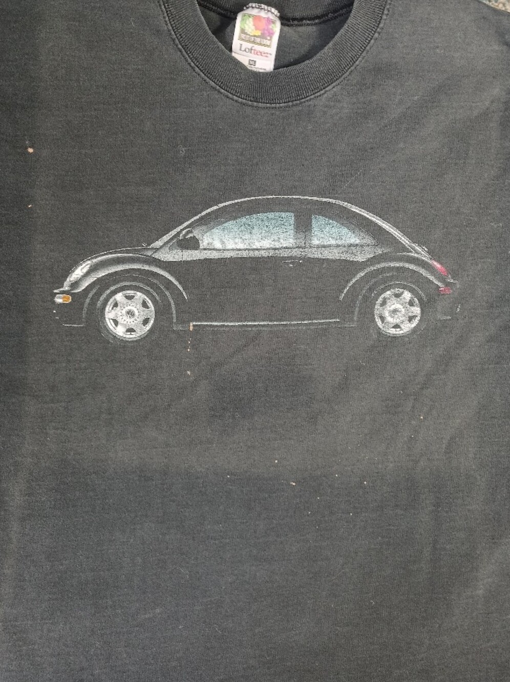 Vintage VW Volkswagen Beetle Graphic T-Shirt 90s 2000s Retro Car Tee - Picture 2 of 10